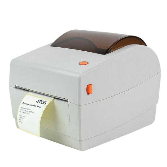 Принтер этикеток АТОЛ BP41, термопечать, USB, RS-232, Ethernet